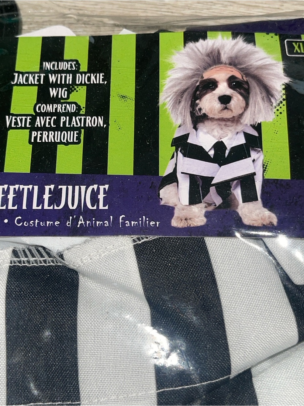 Beetlejuice Dog Costume